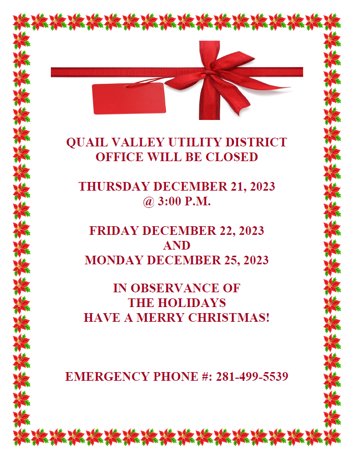 Quail Valley Utility District
